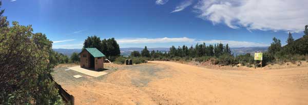 Mount Konocti rest area panoramic