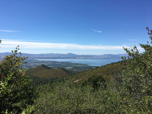 Mount Konocti view of Kelseyville and Lakeport